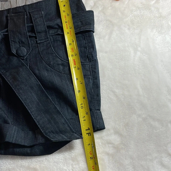 Boom Boom Jean shorts with belt - Picture 5 of 5